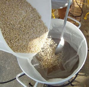 doughing into a BIAB system