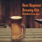 homebrewed pale ale in beer mug on table